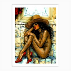 Le Boudoir 14 - Beauty Loft Art Print