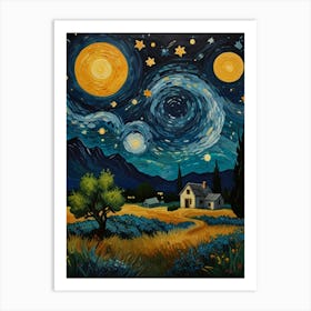 Starry Night 33 Art Print