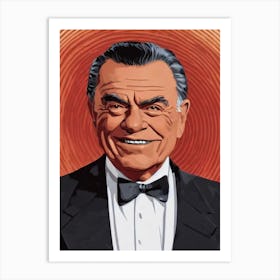 Ernest Borgnine Illustration Movies Art Print