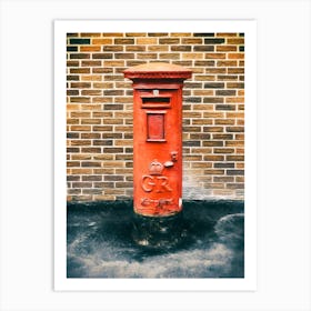 The Red Postbox Art Print