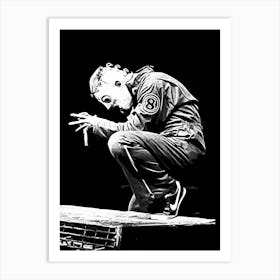 Scream Metal corey taylor slipknot music band 3 Art Print