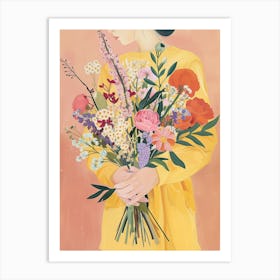 Bouquet Of Flowers 12 Art Print