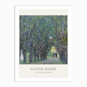Allee At Schloss Kammer, Gustav Klimt Poster Art Print