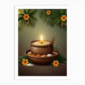 Indian Festival Pooja Art Print