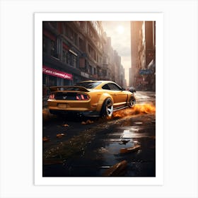 Ford Mustang Gt Art Print