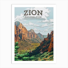 Zion National Park Art Print