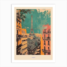 Kitsch Paris Poster 3 Art Print