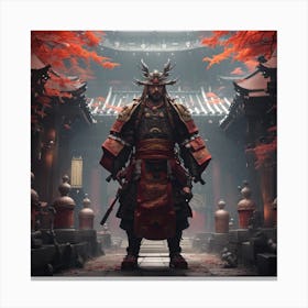 Samurai Warrior Canvas Print