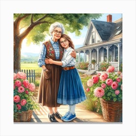 Grandma'S Garden Canvas Print
