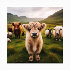 Highland Cows Canvas Print