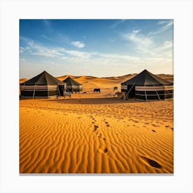 Bedouin Desert Life Canvas Print