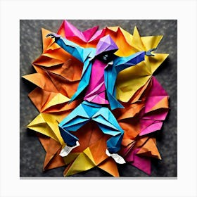 Origami Dancer 39 Canvas Print