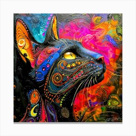 Kitty Powers - Cat Noir Canvas Print