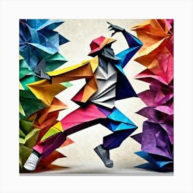 Origami Dancer 111 Canvas Print