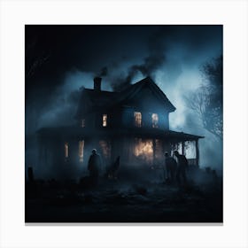 Haunted House Canvas Print