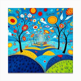 Rainbow Path Canvas Print