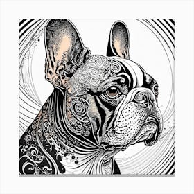 French Bulldog Canvas Print 2 Canvas Print