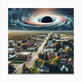 Black Hole Canvas Print