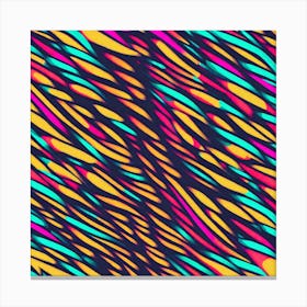 Abstract Zig Zag Pattern Canvas Print