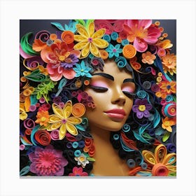 Quilling Art 2 Canvas Print