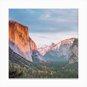 Yosemite Valley View Canvas Print