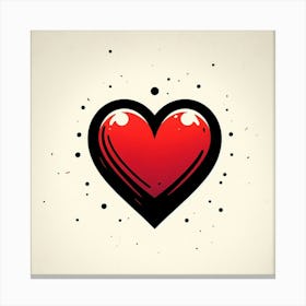 Heart Of Love 5 Canvas Print