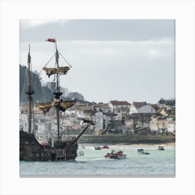 Ship Entering a Port Canvas Print