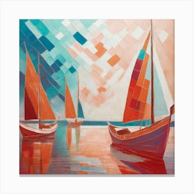 Scarlet Sails 02 Canvas Print