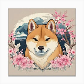 Shiba Inu 25 Canvas Print