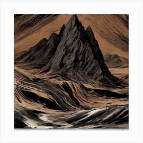 Martian Landscape Canvas Print