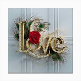 Love. 1 Canvas Print