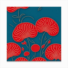 Chinese Poppies Canvas Print