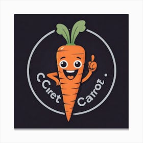 Carrot Logo 4 Canvas Print