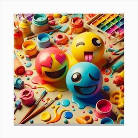 Emojis 1 Canvas Print