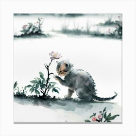 Chinese Kitten 5 Canvas Print