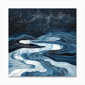 Ice Water Canvas Print