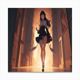 Anime Girl Canvas Print