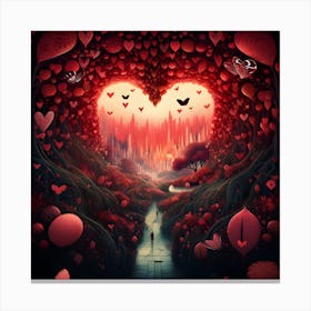 Surreal Love Garden By Csaba Fikker 6 Canvas Print