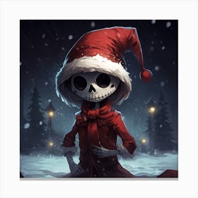 Merry Christmas! Christmas skeleton 12 Canvas Print