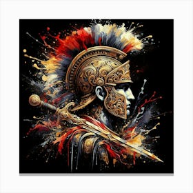 Spartan Warrior 18 Canvas Print