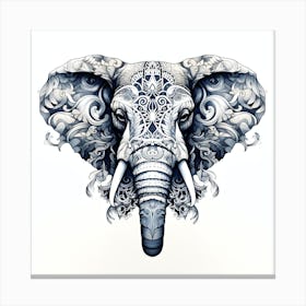 Elephant Series Artjuice By Csaba Fikker 016 Canvas Print