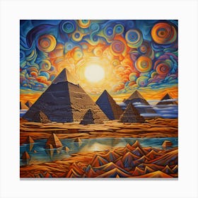 Egyptian Sunrise Canvas Print