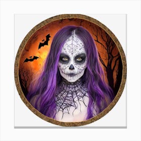Halloween Skeleton 3 Canvas Print