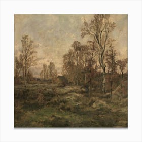 Landscape With Trees 3 Canvas Print