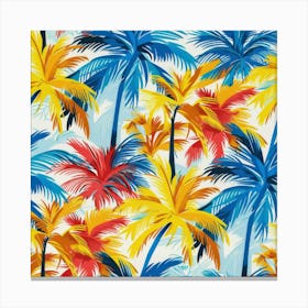 Tropical Palm Trees 3 Canvas Print
