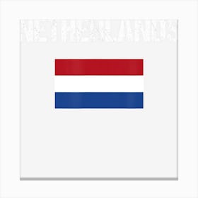 Netherlands Dutch Flag Women Youth Kids Canvas Print