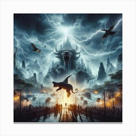 King Of Beasts Canvas Print