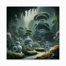 Garden Of The Future Canvas Print