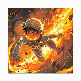 Astronaut In Space 6 Canvas Print