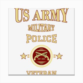 Us Army Military Police Canvas Print